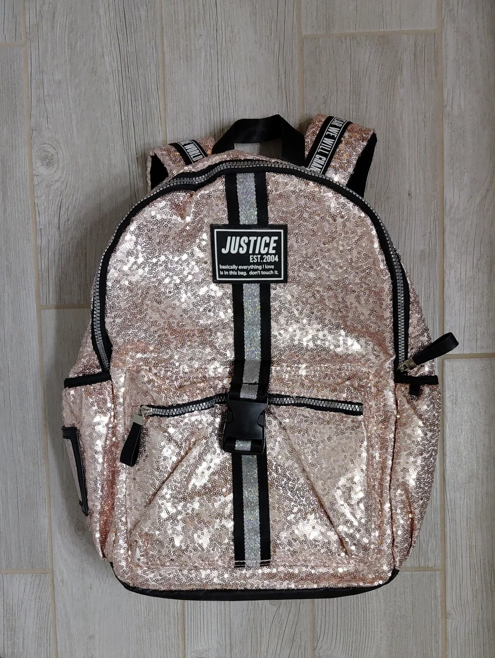Justice rose gold
